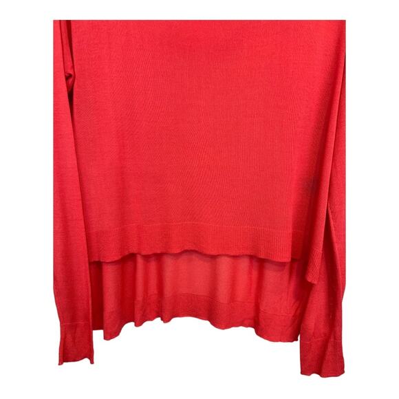 Elizabeth and James Tigerlily High Low Knit Boatneck oversized Sweater - Picture 13 of 13